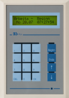 Zeiterfassungs-Terminal 16-Tasten zur Bereichsumbuchung